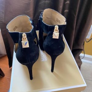 Michael Michael Kors Mira Peep Toe Ankle Boots